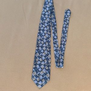 Jerry Garcia 100% silk tie. Blue iceberg